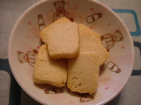 強力粉のクッキー