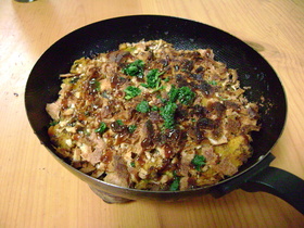 南瓜のオーブン焼き - コロッケ風