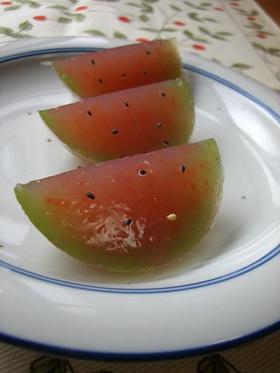 ひとくちすいか寒天