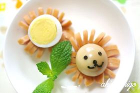 ライオンウインナー（キャラ弁オカズ）