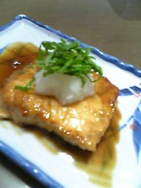 *かじきまぐろの生姜焼き*