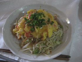 かに玉☆あんかけ焼きそば
