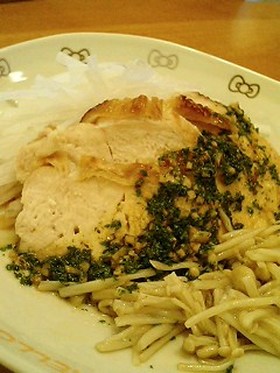 チキンのパセリレモンソースがけ♡