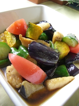 夏が来れば思い出す～♪夏野菜の揚げびたし