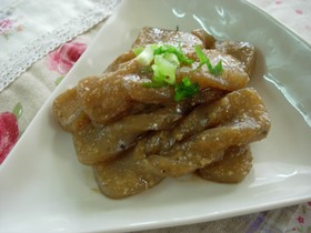 ☆手綱結びこんにゃくゴマ味噌煮☆