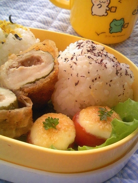 お弁当に♪こんがりプチトマト
