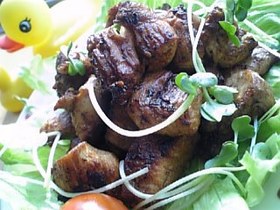 簡単すぎ….｡*パパっと！鶏肉ﾏﾖ焼き