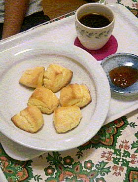 朝食用プレーンスコーン