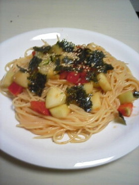 お安くできるウニ冷製パスタ