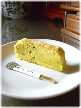 ♥レンジで簡単♥　おから南瓜ケーキ