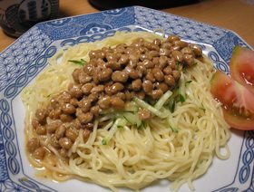 すっぱ辛旨♪納豆＊冷し坦々麺＊