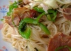 ミョウガのそうめんチャンプルー