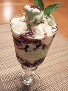 コーヒーゼリーパフェ