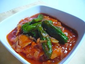 トマトジュースパスタ