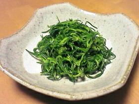 ☆しゃっきり♪おかひじきの辛子醤油和え