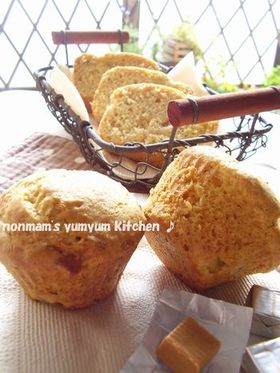 もっと簡単♡キャラメルバナナケーキ