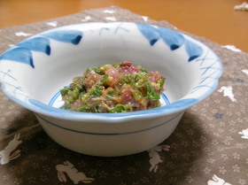 我が家の鯵のなめろう