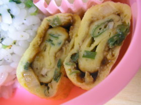 お弁当に☆お好み焼き味の卵焼き☆