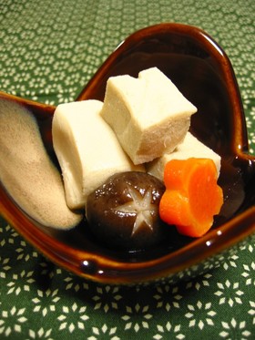 高野豆腐の含め煮