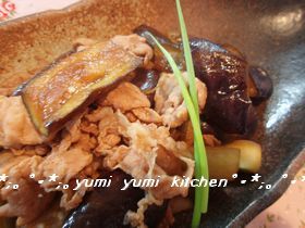 簡単に☆茄子と豚肉の炒め煮