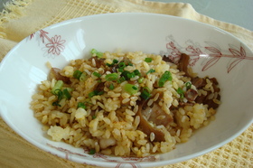 ゴーヤの漬物チャーハン