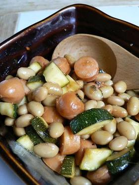 ウィンナーと大豆のチリコンカン風 
