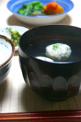 香味野菜たっぷりつみれ汁