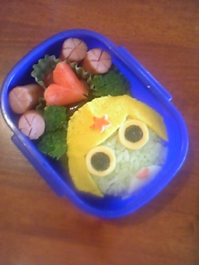 キャラ弁　ケロロ軍曹のお弁当
