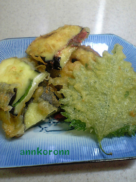 茄子のはさみ揚げ