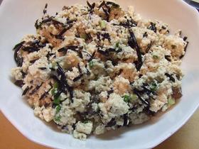 余ったひじきの煮物で白和え♪