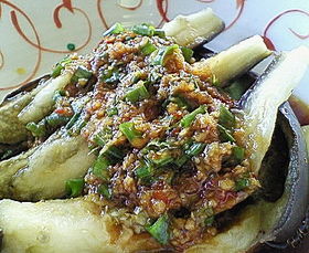 ピリッとひんやり豆板醤DE茄子