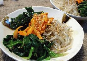 サラダ替わりに。野菜のナムル