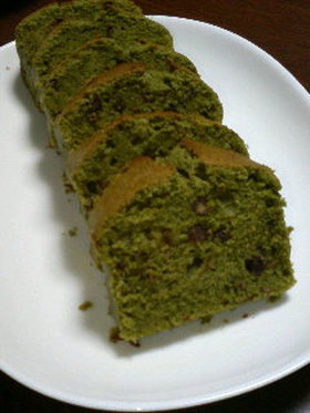 抹茶小豆パウンドケーキ☆