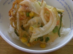 かき揚げ丼