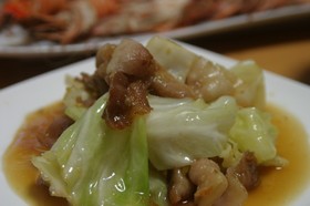 豚肉とキャベツの味噌炒め