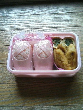プチバレリーナのトゥ・シューズ弁当