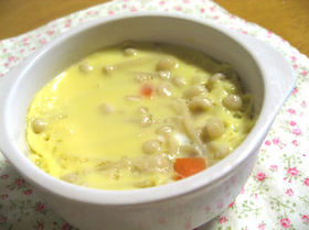 レンジで簡単☆家族が喜ぶ茶碗蒸し