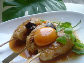 麻婆春雨つくね