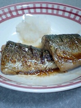 焼肉のタレで鯖焼いちゃいました☆