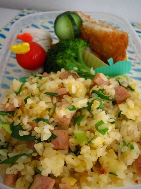 レンジdeチャーハン