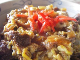 捨てたらもったいない！美味しい牛すじ丼♪