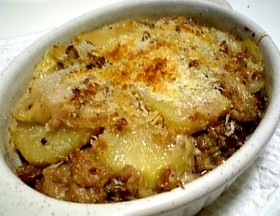 超簡単❤納豆入りポテトグラタン