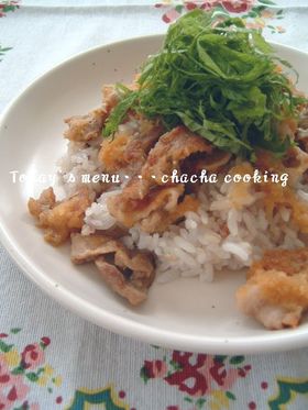 おろし豚丼