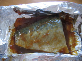 給食の味☆鯖味噌ホイル焼き