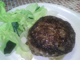 卵が無くても大丈夫☆照り焼きハンバーグ