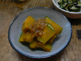 かぼちゃのなめ茸煮