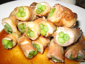 簡単手抜き★いんげんの肉巻き★