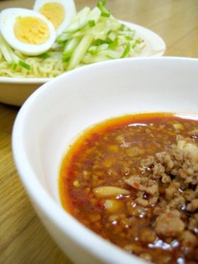☆お好みの辛さで…肉味噌つけ麺☆