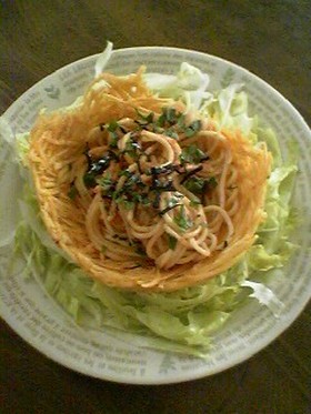 巣籠もり？パスタ