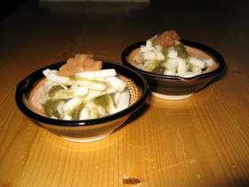 簡単おつまみ！おぼろ昆布と長いも漬け